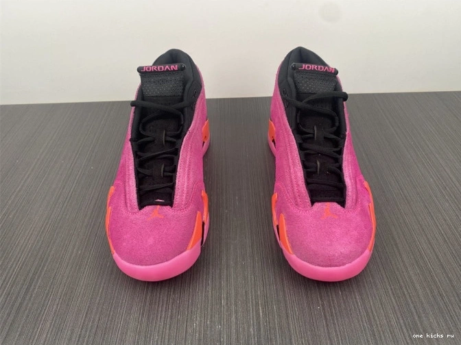 Rep Onekick Low 14 Shocking Jordan DH4121-600 Pink Retro (W) 0815